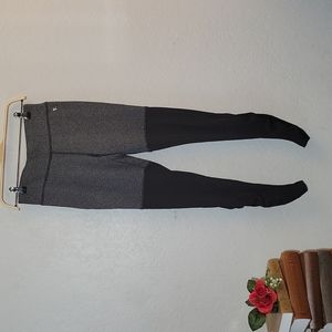 DANSKIN NOW Fitted Ruched Ribbed Active Wear Leggings Small 4-6